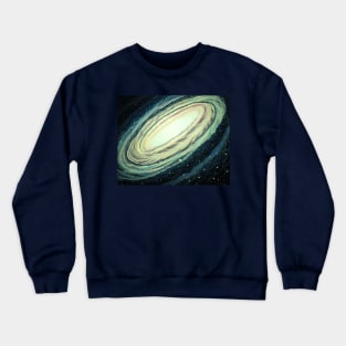 Spiral Galaxy art Crewneck Sweatshirt